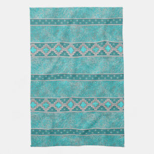 Linge De Cuisine Turquoise de sud-ouest