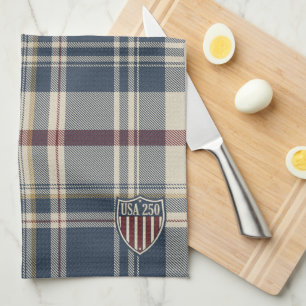 Linge De Cuisine UA 250 Motif Bouclier à carreaux américains ID1301