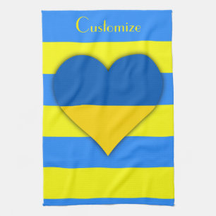 Linge De Cuisine Ukraine Drapeau bleu jaune Thunder_Cove
