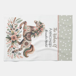 Linge De Cuisine Ukrainien Horse Folk