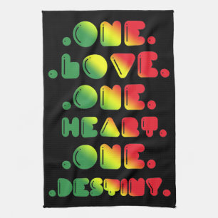 LINGE DE CUISINE UN AMOUR, UN COEUR, UN DESTIN