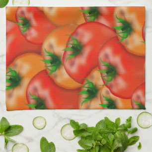 Linge De Cuisine Un boisseau de Motif frais de #tomates
