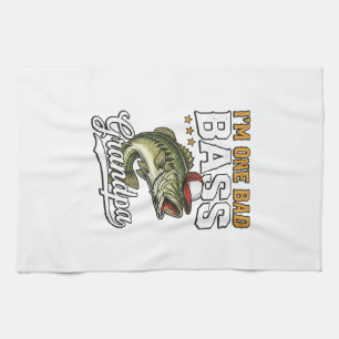 Linge De Cuisine Un mauvais design vectoriel vintage de pêche de gr