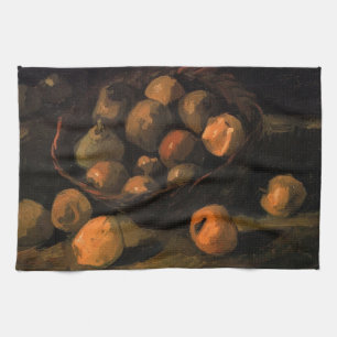 Linge De Cuisine Un panier de pommes par Vincent van Gogh