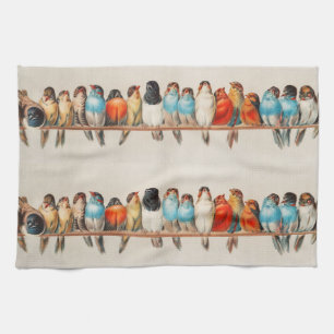 Linge De Cuisine Une perche d'oiseaux, 1880 par Hector Giacomelli