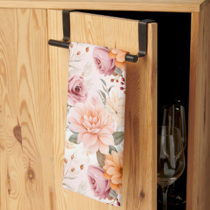 Linge De Cuisine Une série de fleurs automnales Design 2