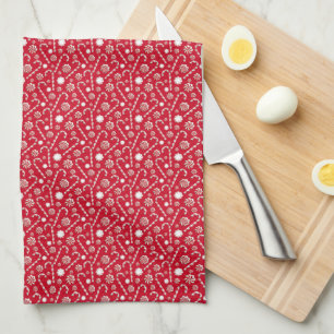 Linge De Cuisine Une série d'épices de menthe poivrée Design 1