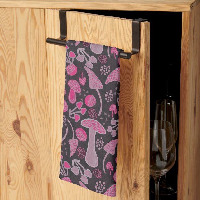 Linge De Cuisine Unique En Motif Rose/Automne (Pliage en tiers)