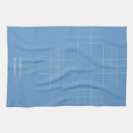 Linge De Cuisine Urbain moderne Tartan Western Blue