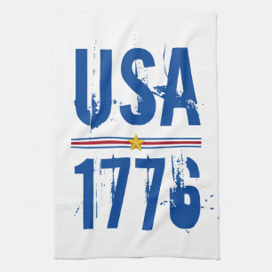 Linge De Cuisine USA 1776 Patriotique