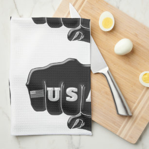 Linge De Cuisine USA Fist Bump avec le drapeau américain