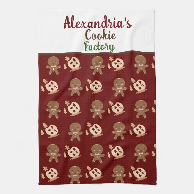 Linge De Cuisine Usine de biscuits personnalisée Citation Chef Cuis (Vertical)