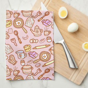 Linge De Cuisine Ustensiles de cuisine mignons rose
