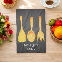 Ustensiles de spatule à cuillère jaune noire