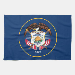 Linge De Cuisine Utah : l'État de la ruche Drapeau américain, Indus