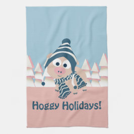 Linge De Cuisine Vacances Génies ! Cochon d'hiver