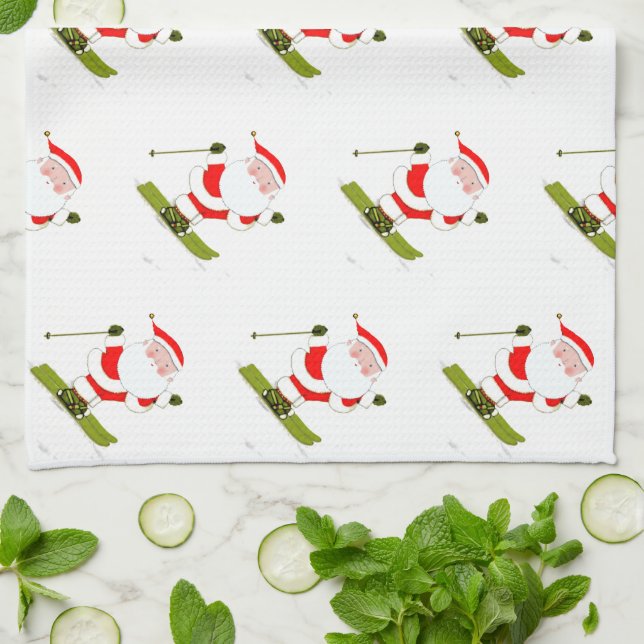 Linge De Cuisine Vacances ski (Plié)