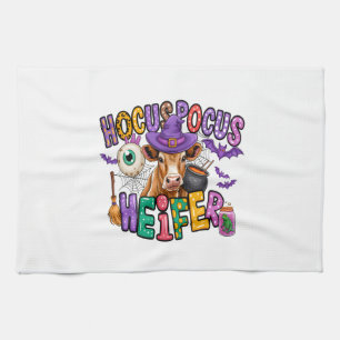 Linge De Cuisine Vache de Halloween génisse Hocus Pocus