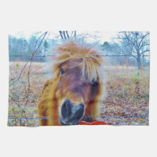 Linge De Cuisine Valentine Heart Horse