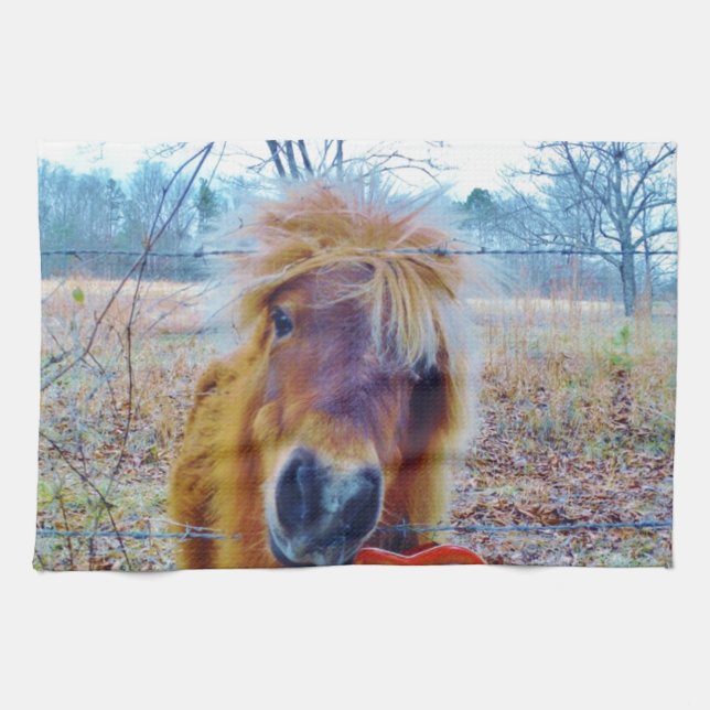 Linge De Cuisine Valentine Heart Horse (Horizontal)