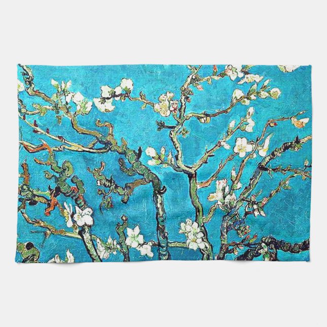Linge De Cuisine Van Gogh - Branches d'amandes florissantes (Horizontal)