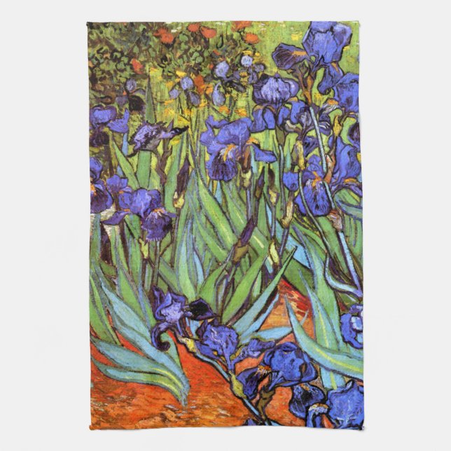 Linge De Cuisine Van Gogh : Iris (Vertical)