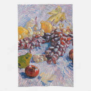 Linge De Cuisine Van Gogh - Raisins, citrons, poires et pommes, Kit