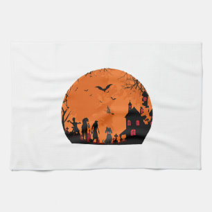 Linge De Cuisine vecteur halloween