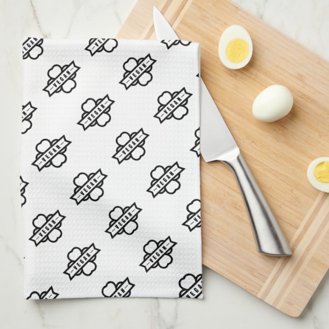 Linge De Cuisine Végétalien (Quart Plié)