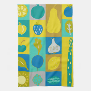 Linge De Cuisine Veggie Blocks I