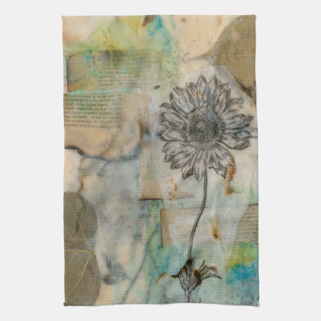 Linge De Cuisine Vellum Floral I (Vertical)