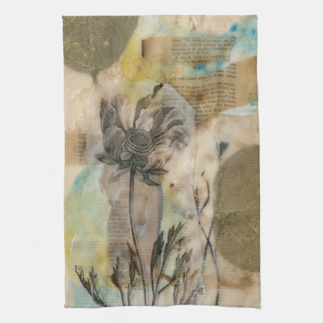 Linge De Cuisine Vellum Floral II (Vertical)
