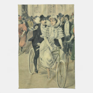 Linge De Cuisine Vélo neuf mariée et mariée Mariage victorienne