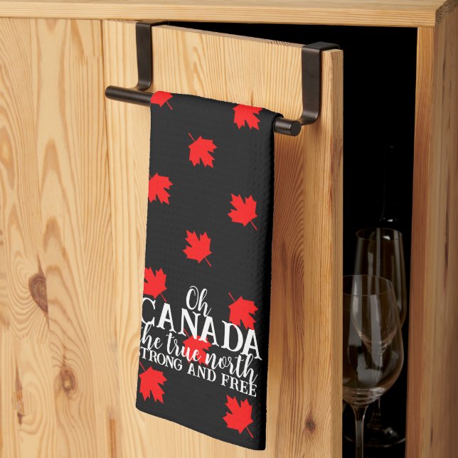 Linge De Cuisine Véritable Nord Fort et Canadien libre (Pliage en tiers)