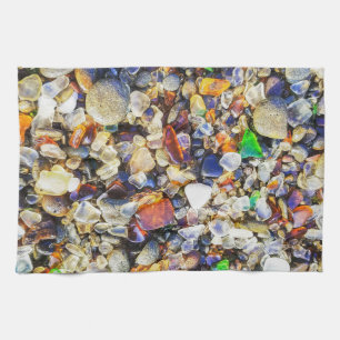 Linge De Cuisine Verre de mer coloré