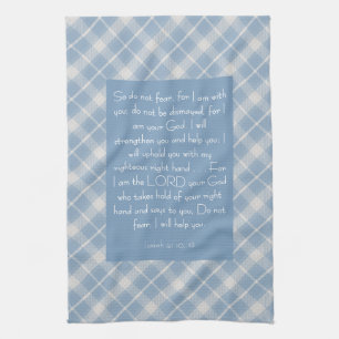 Linge De Cuisine Verset biblique personnalisable Esaïe 41:10, 13