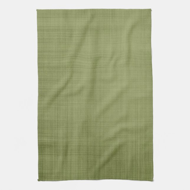 Linge De Cuisine Vert rustique (Vertical)