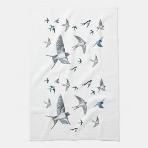 Linge De Cuisine  Vestige d'oiseaux avageurs volants 