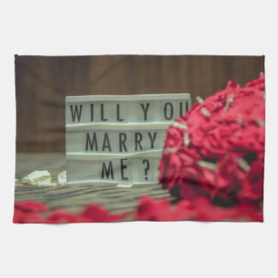 Linge De Cuisine Veux-Tu M'Épouser ? Proposition de mariage