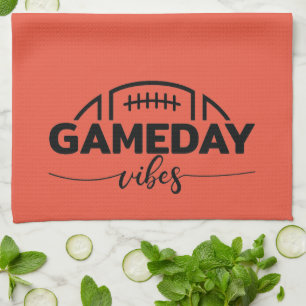 Linge De Cuisine Vibes de la journée de jeu Football Amusement