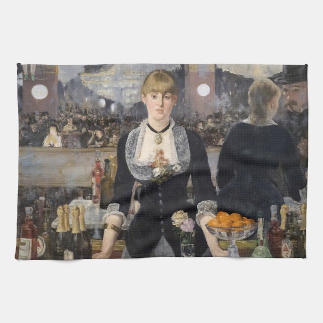 Linge De Cuisine Victorian Barmaid Girl at Folies Bergere, France (Horizontal)