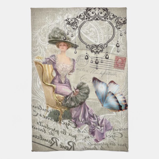 Linge De Cuisine victorian minable de cru de lustre d'élégance (Vertical)