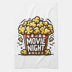 Linge De Cuisine Vidéo Night Delight Jouer Popcorn