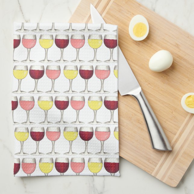 Linge De Cuisine Viennoiseries Viennoiseries Viennoiseries Red Whit (Quart Plié)