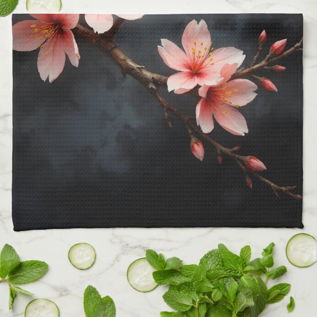 Linge De Cuisine Vietnamese Peach Blossom Art (Plié)