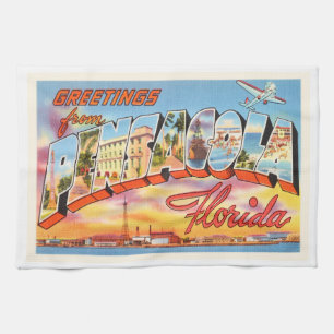 Linge De Cuisine Vieux souvenir de Vintage voyage de Pensacola la