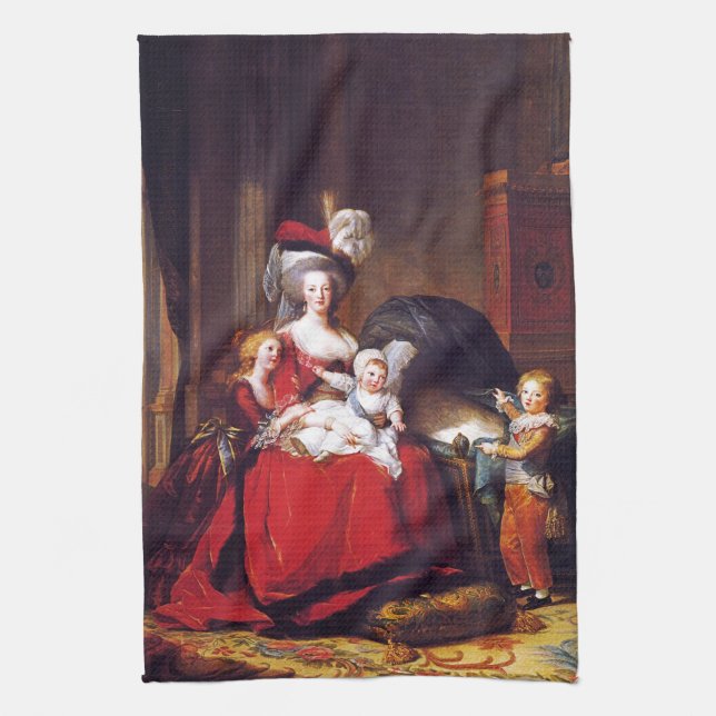 Linge De Cuisine Vigée-Lebrun - Marie Antoinette et ses enfants (Vertical)