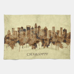 Linge De Cuisine Ville de Charlotte-Caroline du Nord