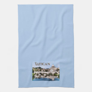 Linge De Cuisine Ville du Vatican vue du texte VATICAN de rivière