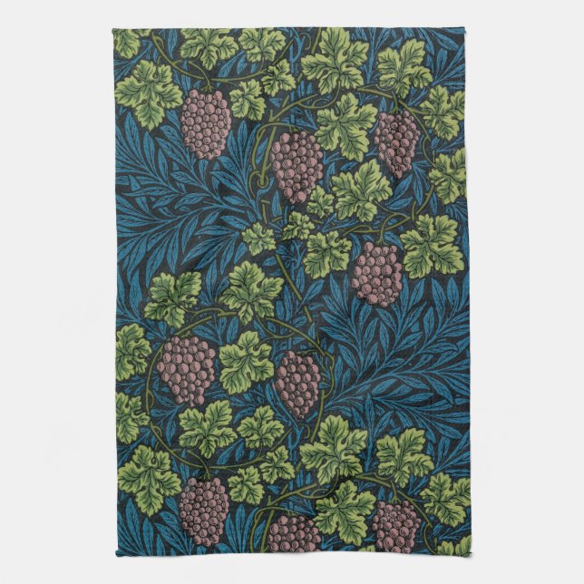 Linge De Cuisine Vin Motif, William Morris (Vertical)